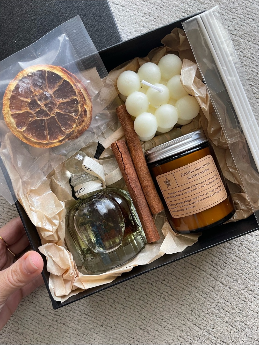 White Candle & Diffuser Gift Set